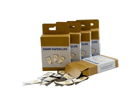 Smiley Büroklammer in Blisterverpackung