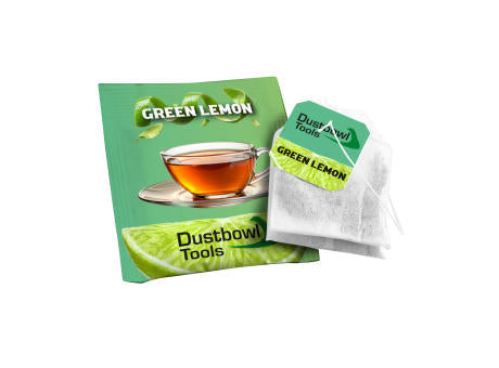 Teebeutel mit eigenem Label