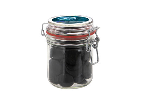 Maxi Weckglas 0,4 Liter, mit Süßigkeiten