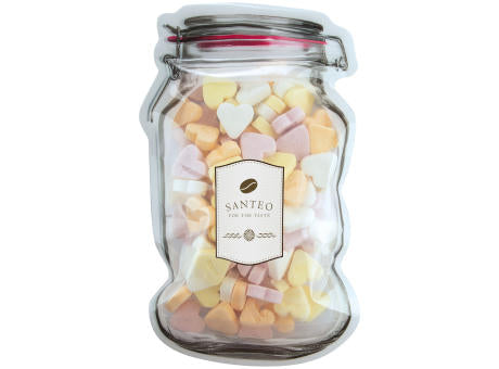 Briefkasten-"Weckglas" maxi mit Süßigkeiten
