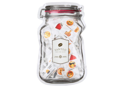 Briefkasten-"Weckglas" maxi mit Süßigkeiten