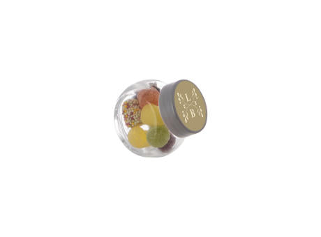 Mikro Glas 50 ml gefüllt mit Süßigkeiten