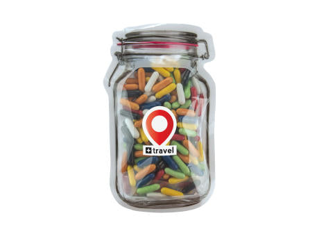 Briefkasten-"Weckglas" midi mit Süßigkeiten