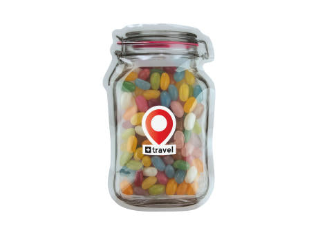 Briefkasten-"Weckglas" midi mit Süßigkeiten