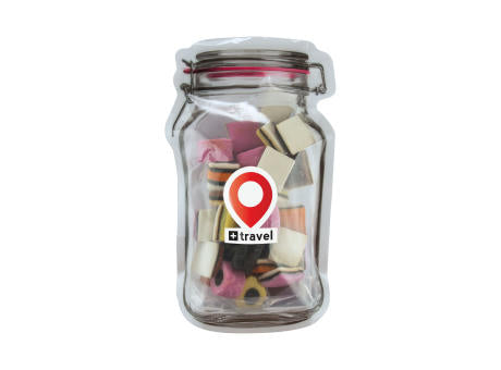 Briefkasten-"Weckglas" midi mit Süßigkeiten