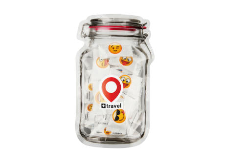 Briefkasten-"Weckglas" midi mit Süßigkeiten