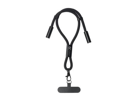Wrist Lanyard 2-in-1 GRS RPET Load & Sync USB Cable