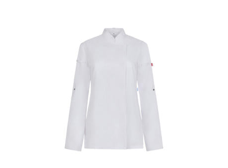 VL THOTH. Kochjacke für Damen (190 g/m²), aus Baumwolle (35 %) und recyceltem Polyester (65 %)