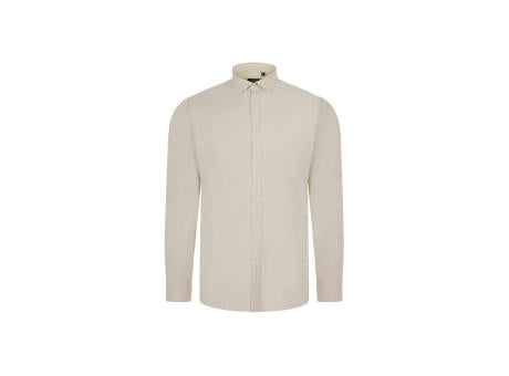 VL PRITHVI MAN. Hemd Oxford (180 g/m²) für Herren, aus Baumwolle (50 %), Polyester (45 %) und Elasthan (5 %)
