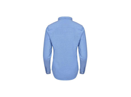 VL PRITHVI WOMEN. Hemd Oxford (180 g/m²) für Damen, aus Baumwolle (50 %), Polyester (45 %) und Elasthan (5 %)