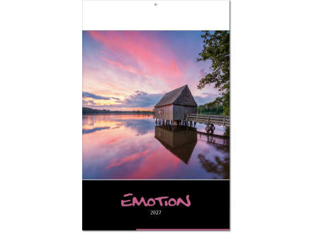 Kalender "Emotion" im Format 24 x 37,5 cm, mit Fälzel