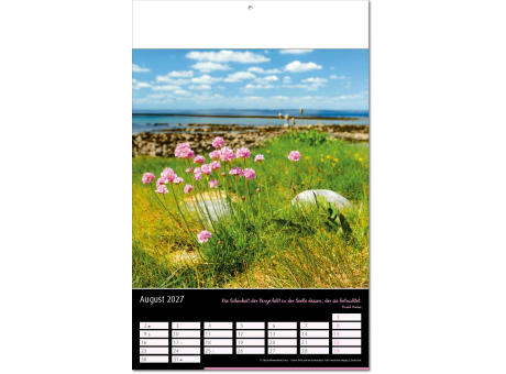 Kalender "Emotion" im Format 24 x 37,5 cm, mit Fälzel