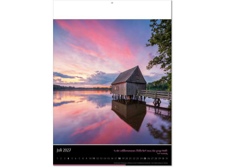 Kalender "Emotion" im Format 30,5 x 42,6 cm, mit Fälzel
