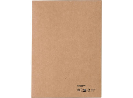 Cork-Line Notizbuch aus Kork und Leinen und Kugelschreiber aus Weizenstroh Kenzo