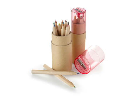 Buntstiftset Libbie | Recycling-Karton | 6 Stück