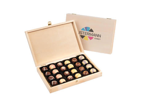 24 PREMIUM-PRALINEN IN HOLZBOX