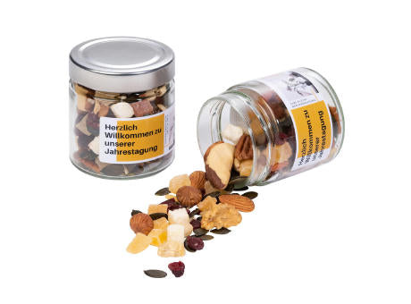 Nuss-Frucht-Mischung im Designglas