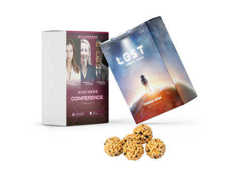 SNACKBALLS IN GESCHENKBOX (Banderole bedruckt)