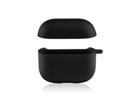 Hear.it AirPod™ Hülle AirPod 4 mit Karabinerhaken, TPU, schwarz