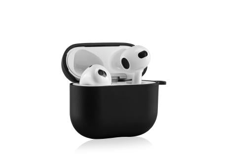Hear.it AirPod™ Hülle AirPod 2 mit Karabinerhaken, TPU, schwarz