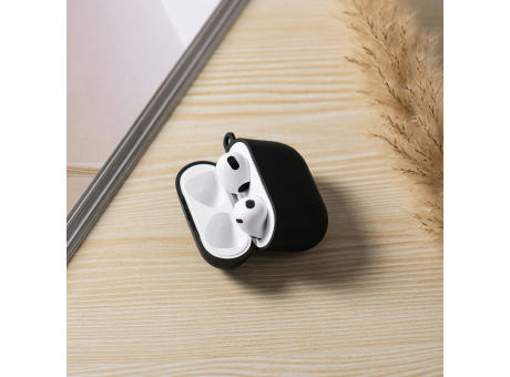 Hear.it AirPod™ Hülle AirPod 2 mit Karabinerhaken, TPU, schwarz