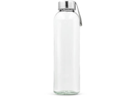 Flasche aus Glas, 500 ml, mit buntem Band