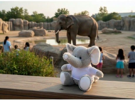 Elefant mit T-Shirt | Samson