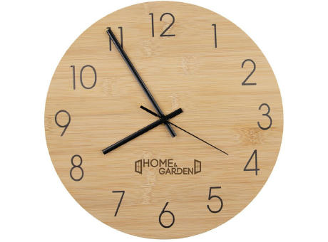 Wanduhr aus Bambus | Imani