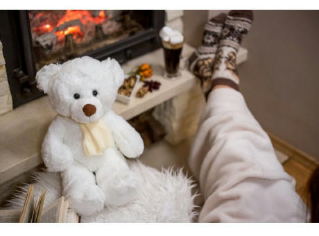 Teddybär mit Schal | Monty White