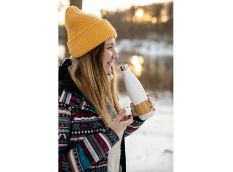 Thermoflasche 500 ml mit Bambuselement | Blake
