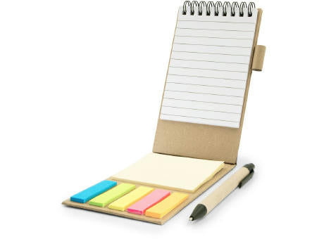 Notizenset, Notizblock, Stift, Haftnotizen | Madelyn