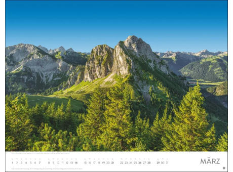 Faszination Alpen Posterkalender