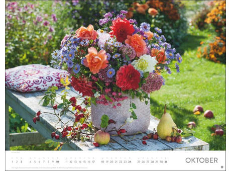 Blumenpracht Posterkalender