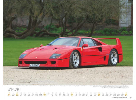 Legendäre Autos Posterkalender