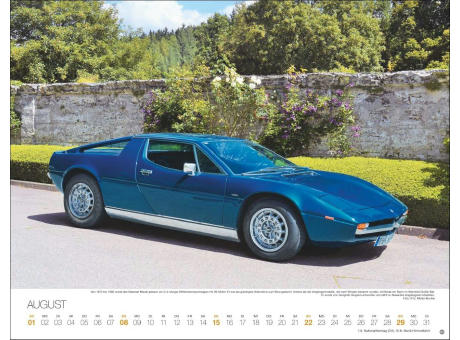 Legendäre Autos Posterkalender