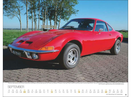 Legendäre Autos Posterkalender