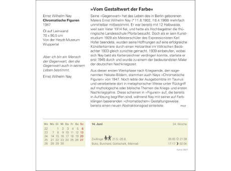 Kunst Tagesabreißkalender