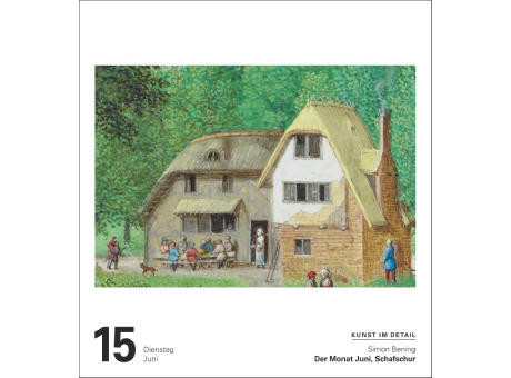 Kunst Tagesabreißkalender