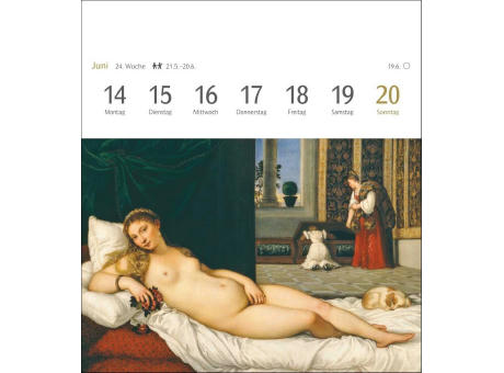 Kunstgenuss Postkartenkalender