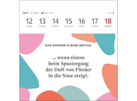 Das große kleine Gefühl Premium-Postkartenkalender