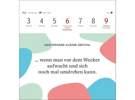 Das große kleine Gefühl Premium-Postkartenkalender