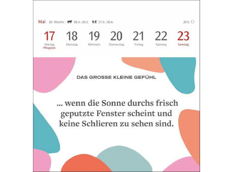 Das große kleine Gefühl Premium-Postkartenkalender