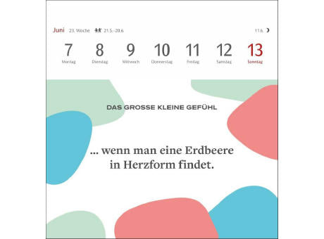 Das große kleine Gefühl Premium-Postkartenkalender