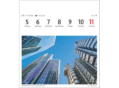 London Sehnsuchtskalender