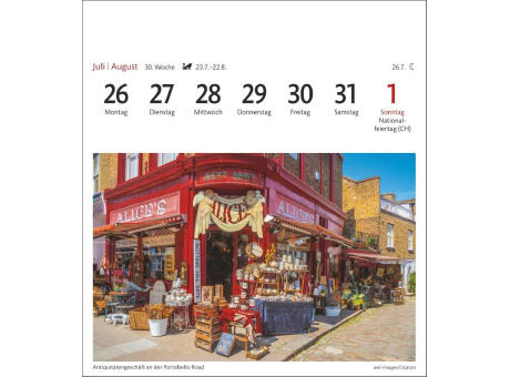 London Sehnsuchtskalender