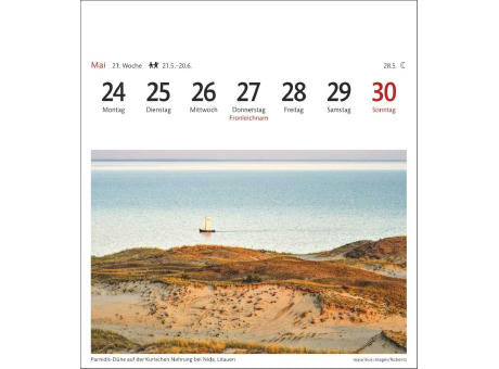 Ostseeküste Sehnsuchtskalender
