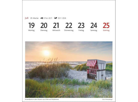 Ostseeküste Sehnsuchtskalender