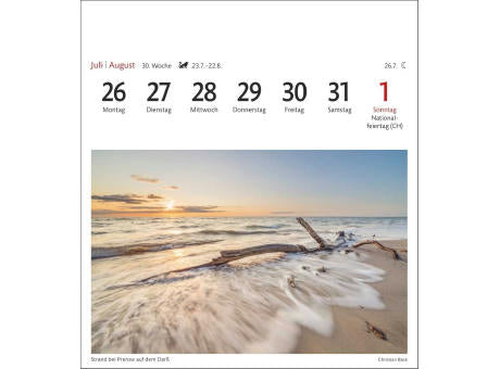 Ostseeküste Sehnsuchtskalender