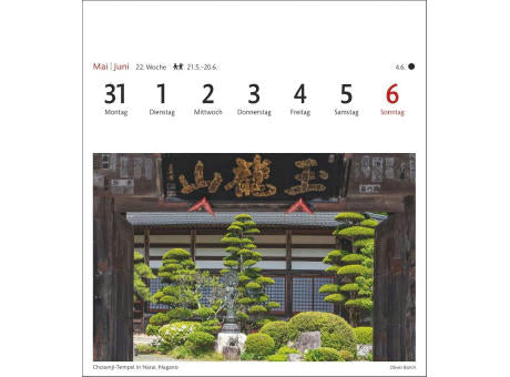 Japan Sehnsuchtskalender