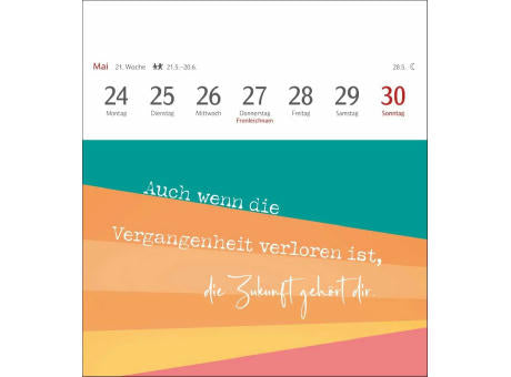 Positive-Sprüche-Kalender Postkartenkalender